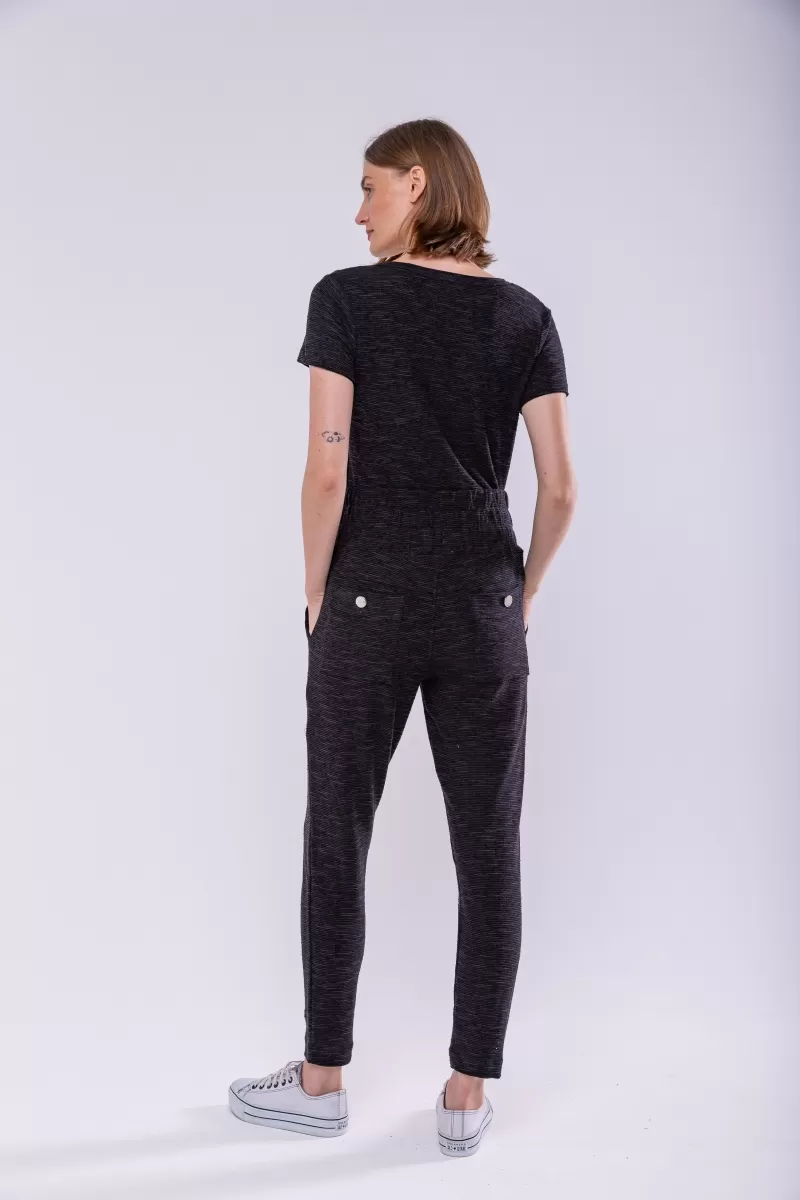 Hidrogênio - JOGGER PANTS WITH ELASTIC WAISTBAND LOURDES BLACK - 19367001 Hidrogênio - JOGGER PANTS WITH ELASTIC WAISTBAND LOURDES BLACK - 19367001
