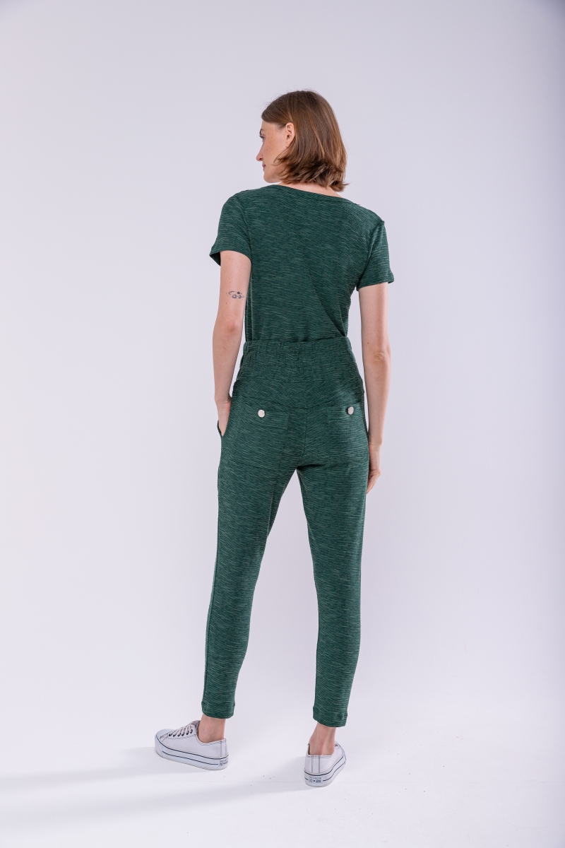 Hidrogênio - JOGGER PANTS WITH ELASTIC WAISTBAND LOURDES GREEN - 19367009