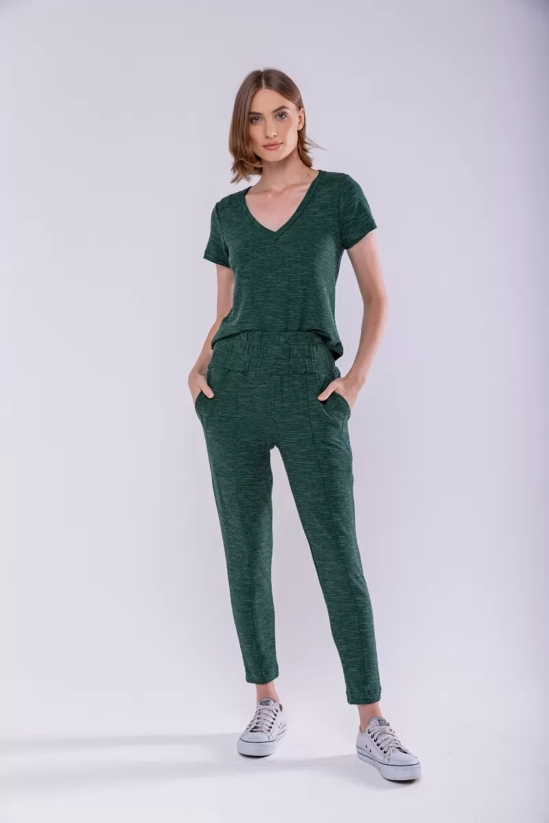 Hidrogênio - JOGGER PANTS WITH ELASTIC WAISTBAND LOURDES GREEN - 19367009 Hidrogênio - JOGGER PANTS WITH ELASTIC WAISTBAND LOURDES GREEN - 19367009