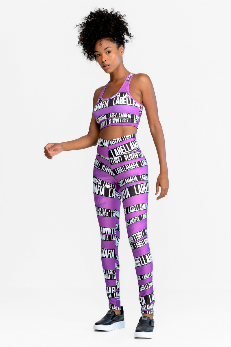 Labellamafia - Labellamafia Zero Printed Legging - 32286