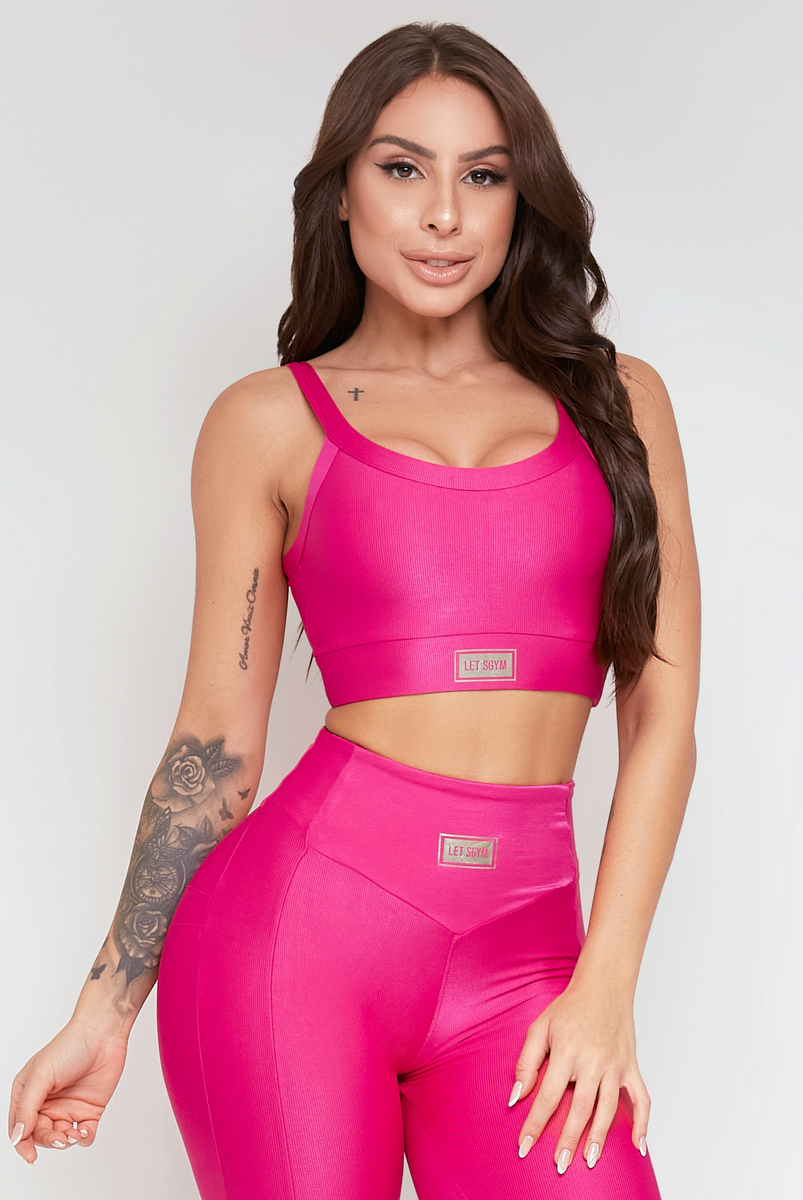 Lets Gym - Top Bright Rosa Pink - 2141ARP