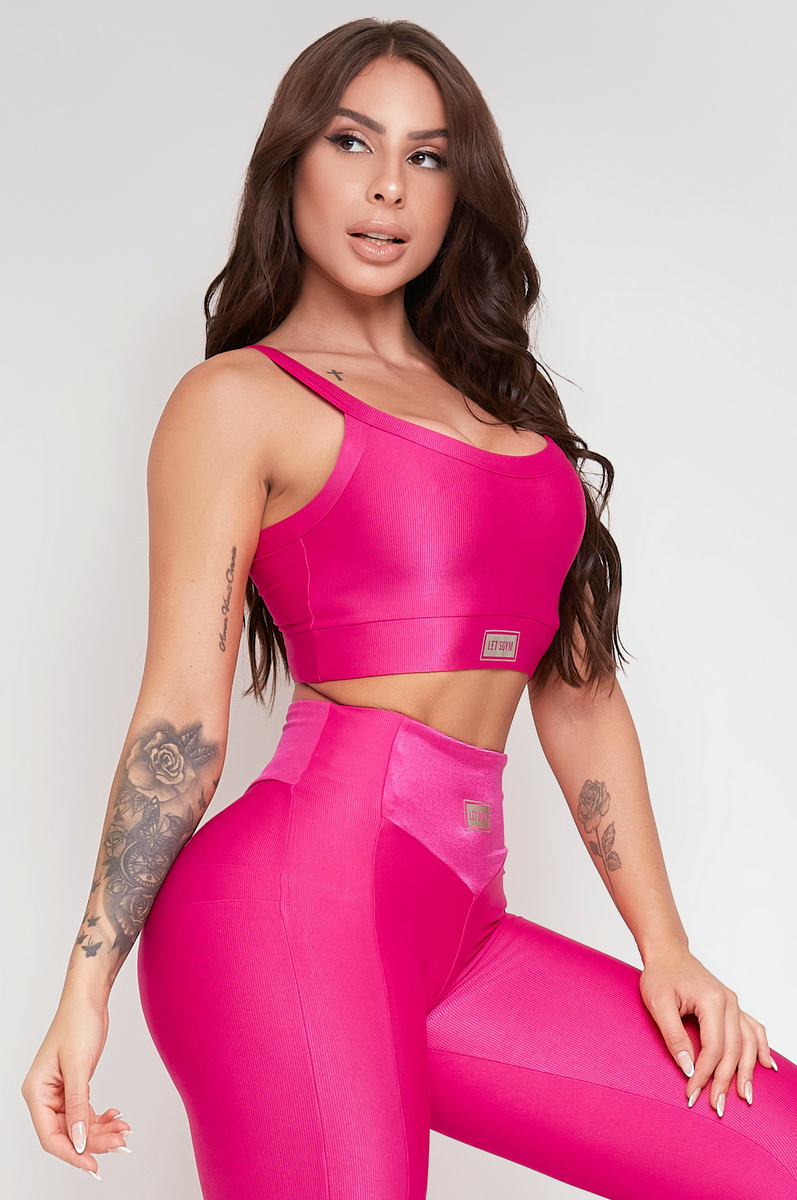 Lets Gym - Top Bright Pink Pink - 2141ARP