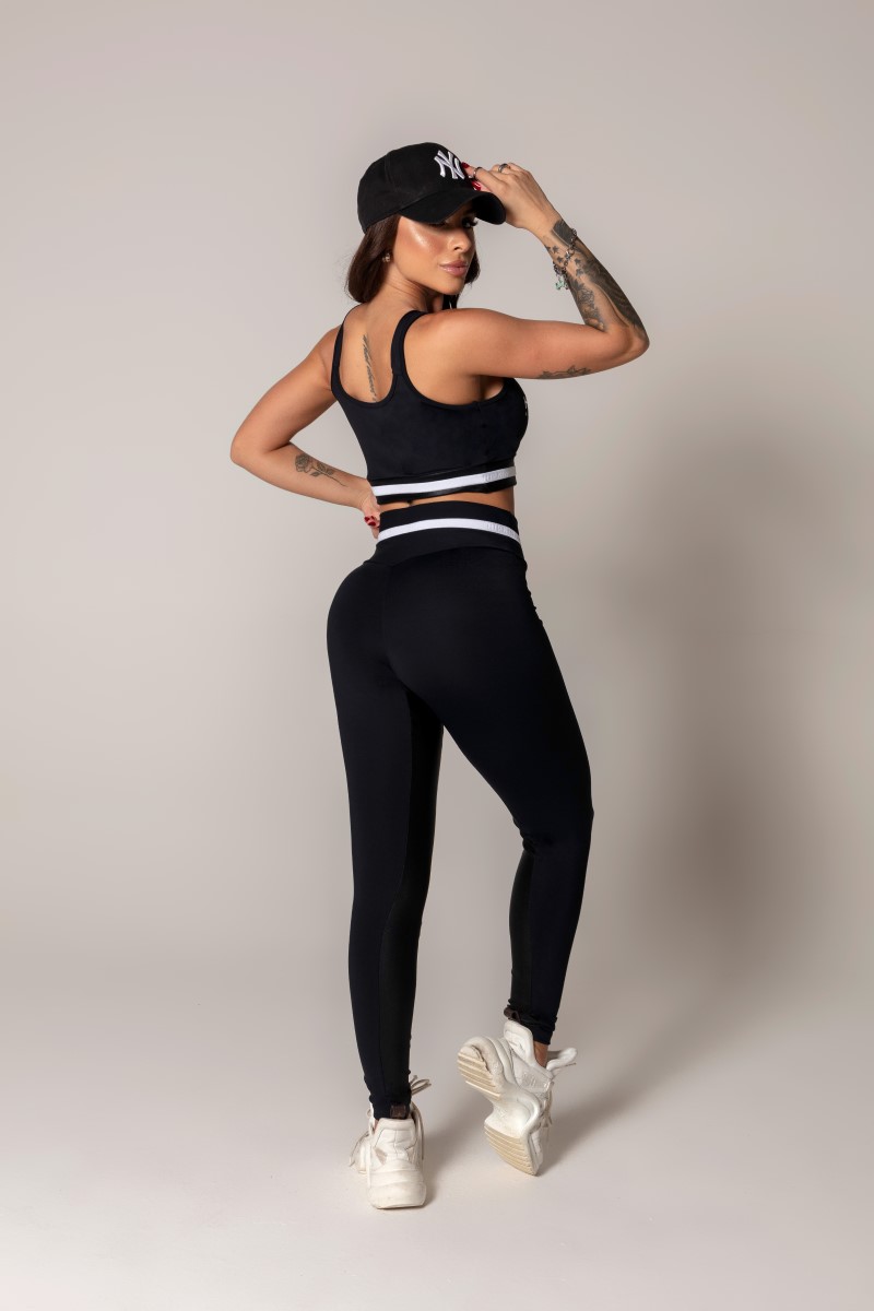 Hipkini - Black Ambition Legging with Silk - 33330409