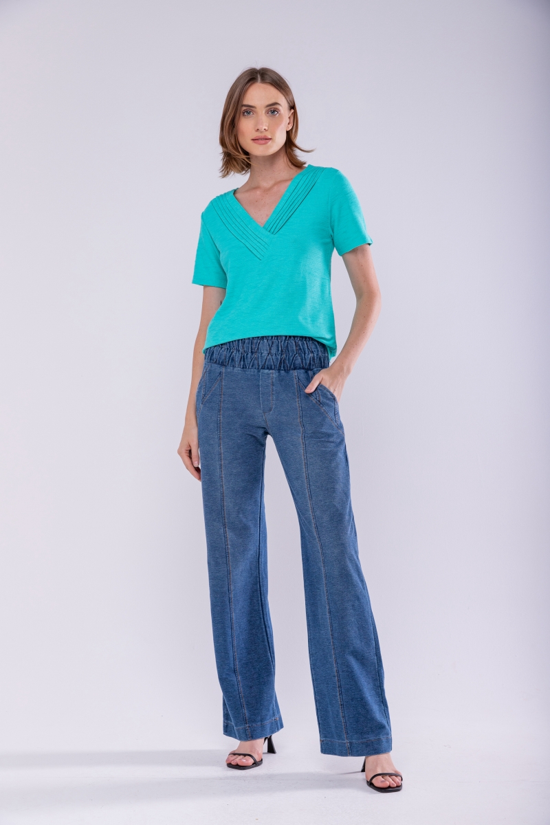 Hidrogênio - VIVI Straight Pants - 19789042