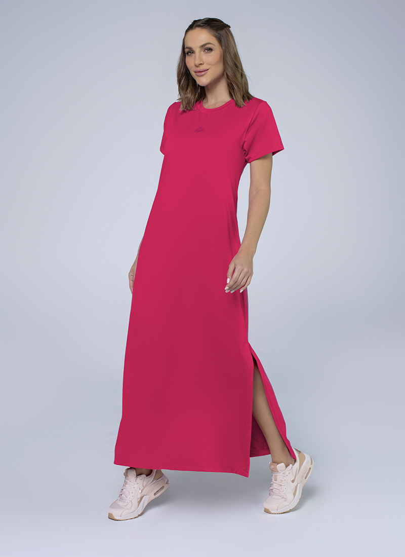 Zero Açucar - Vestido Camisetão  Fun Rosa - 180222-A.606