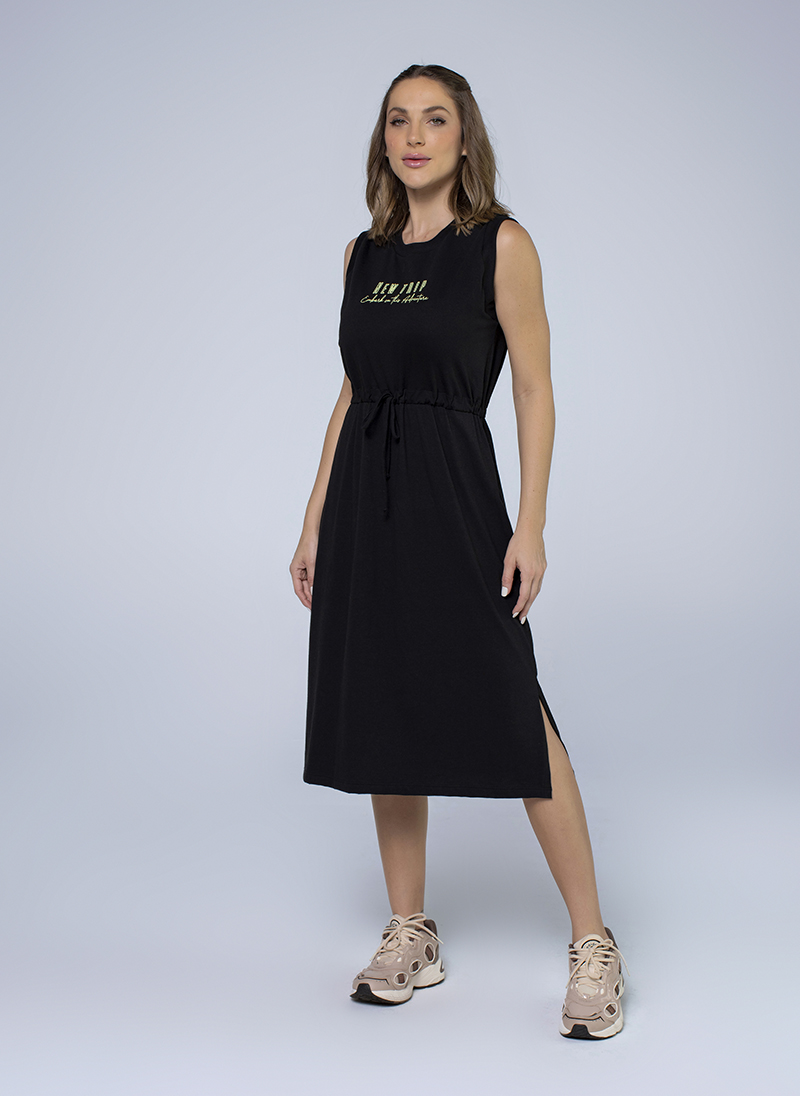 Zero Açucar - Vestido Cotton Confort Preto - 180224.900