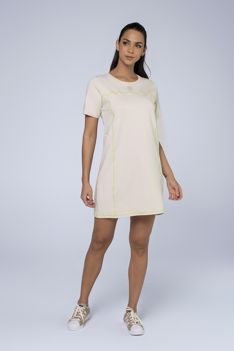 Zero Açucar - Dress Marseille Off White - 180225.855