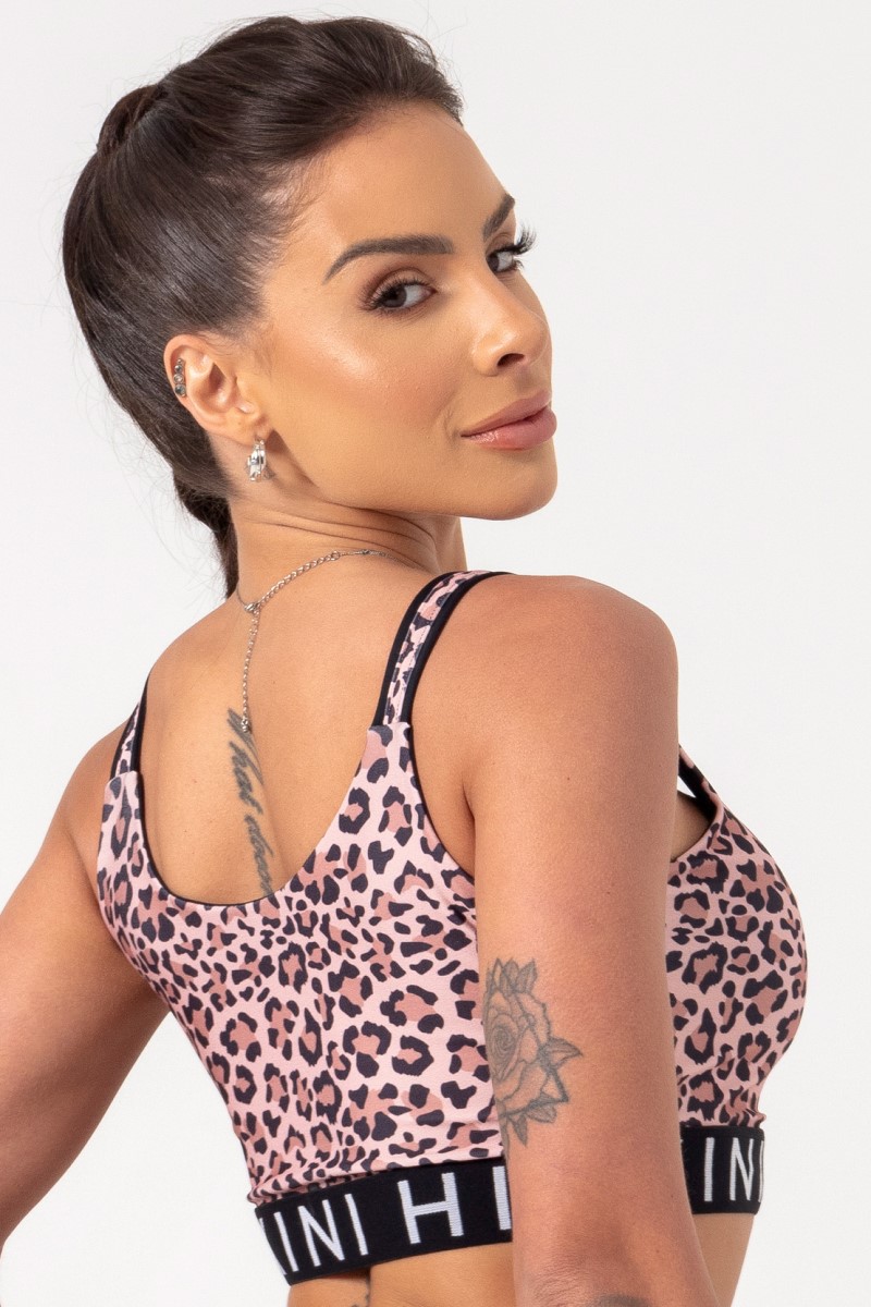 Hipkini - Top Ambition Animal Print Onça Marrom - 33330433