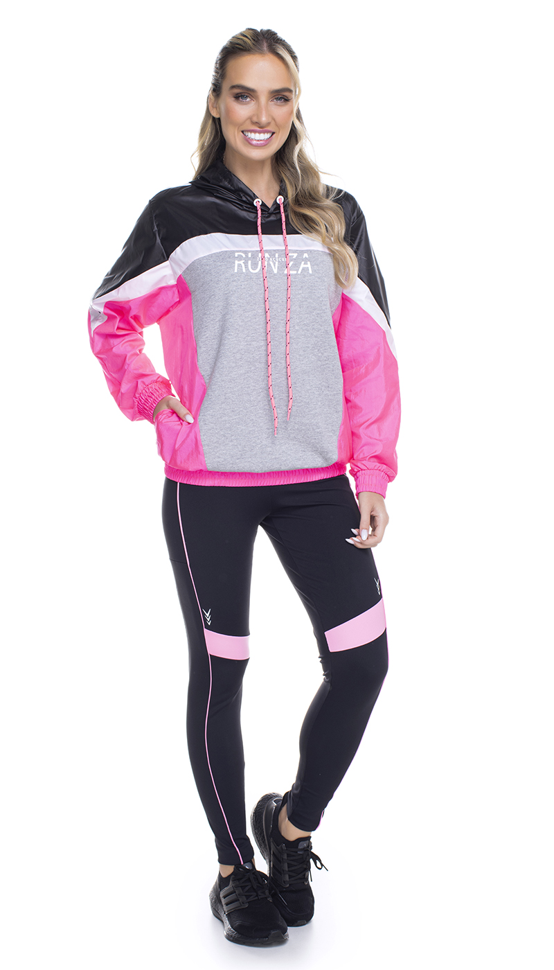 Zero Açucar - Neon Pink Run Moleton Jacket - 160642.561