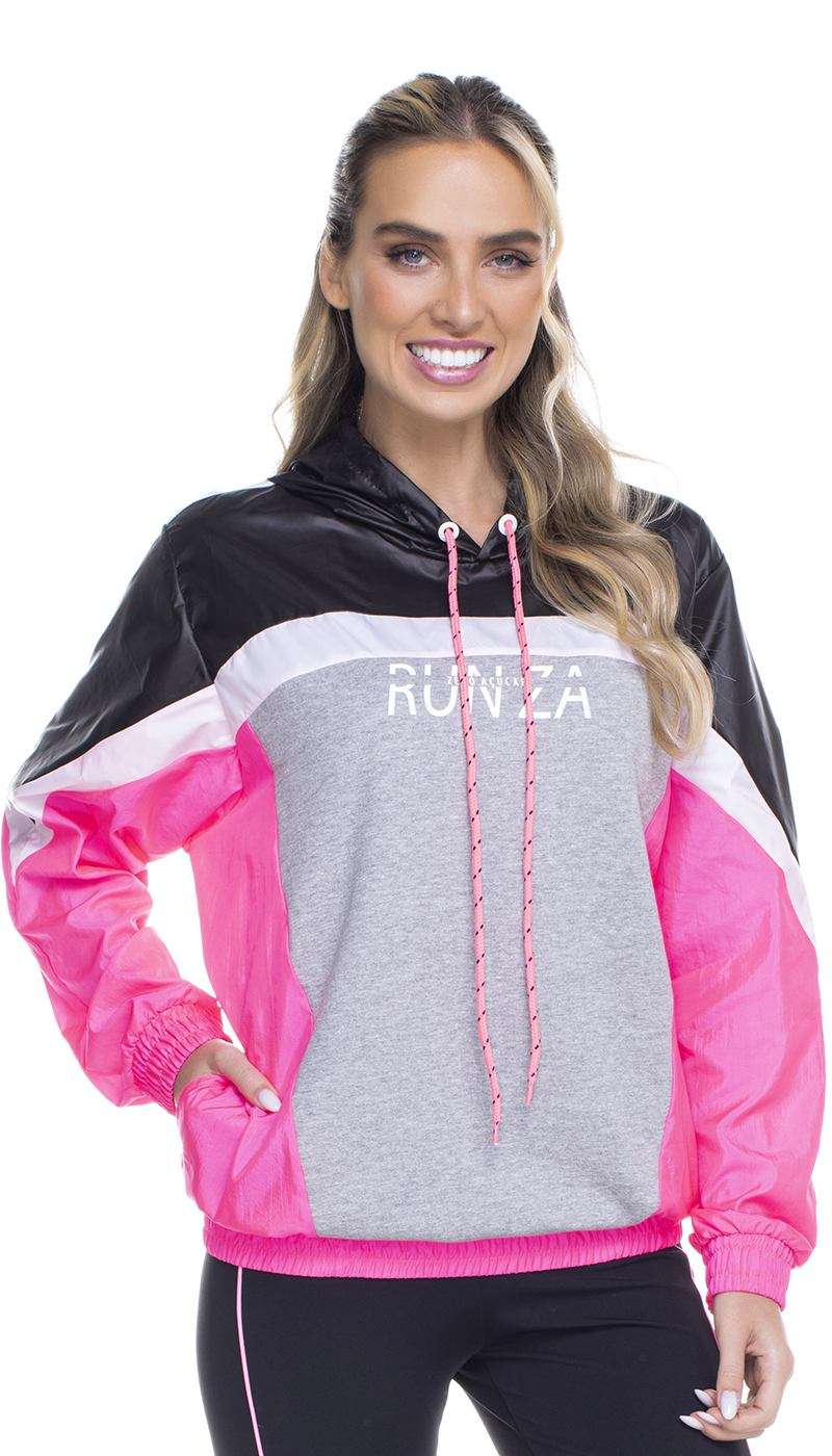 Zero Açucar - Neon Pink Run Moleton Jacket - 160642.561