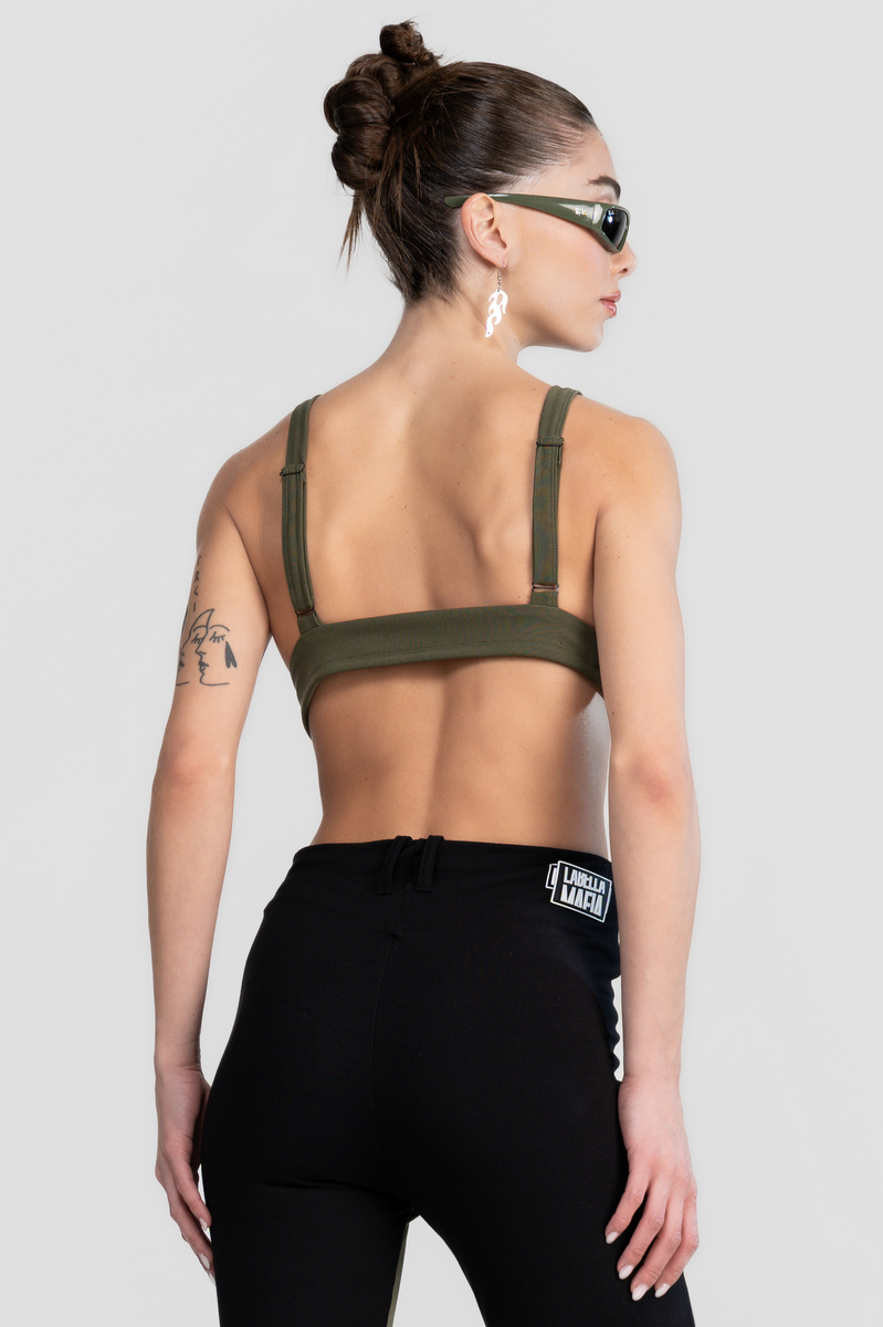 Labellamafia - Top Streetwear Verde Labellamafia - 32419