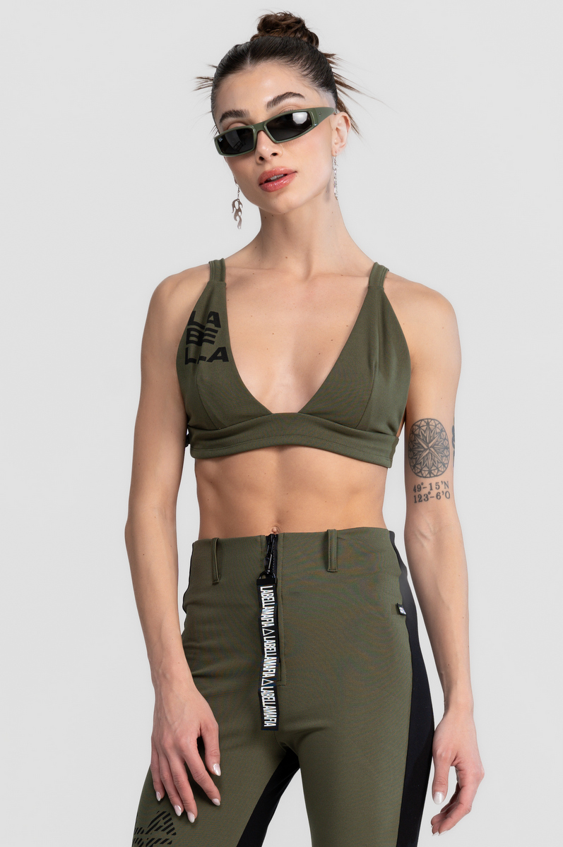 Labellamafia - Top Streetwear Verde Labellamafia - 32419