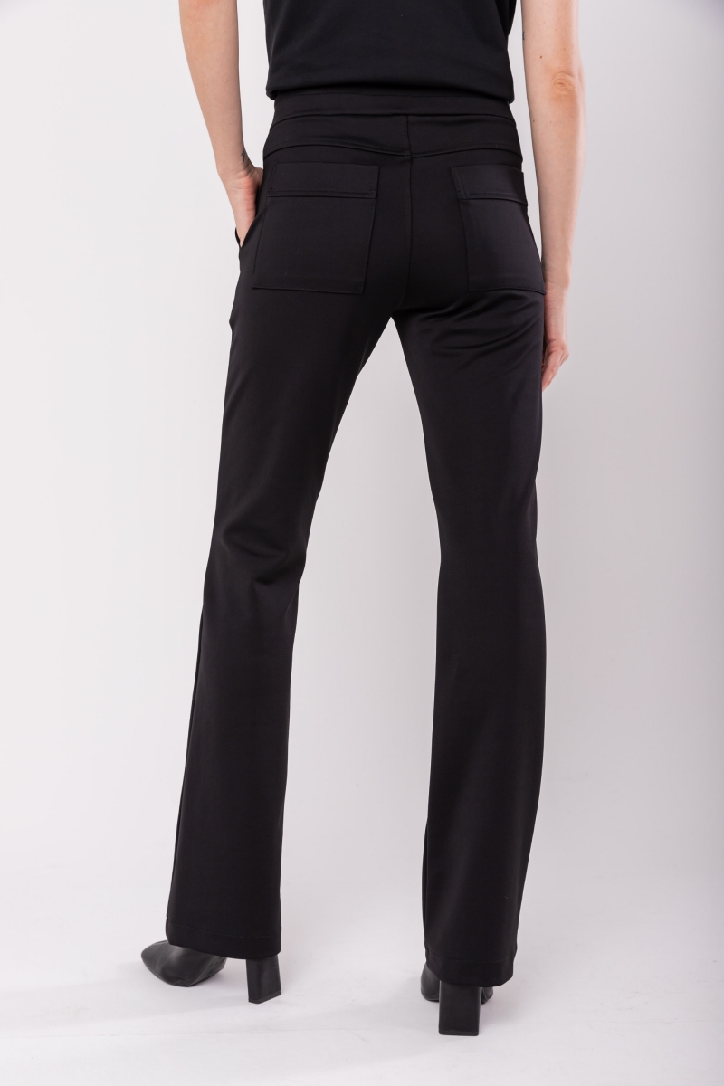 Hidrogênio - STRAIGHT PANTS WITH CHANNEL AND ROLLER FERNANDA BLACK - 19968493