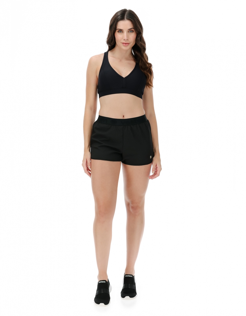 Vestem - Conjunto Top e Shorts Sandy Preto - CJ39.C0002