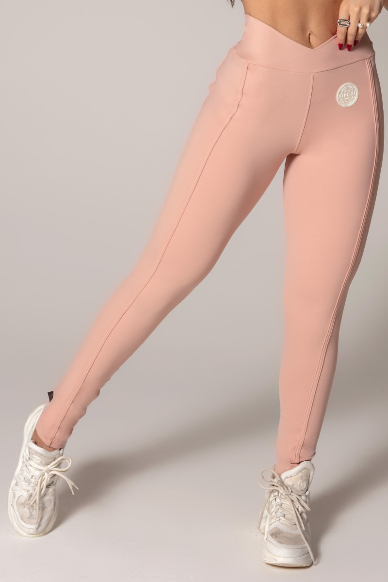 Hipkini - Legging Ambition Nude com cós cruzado - 33330431