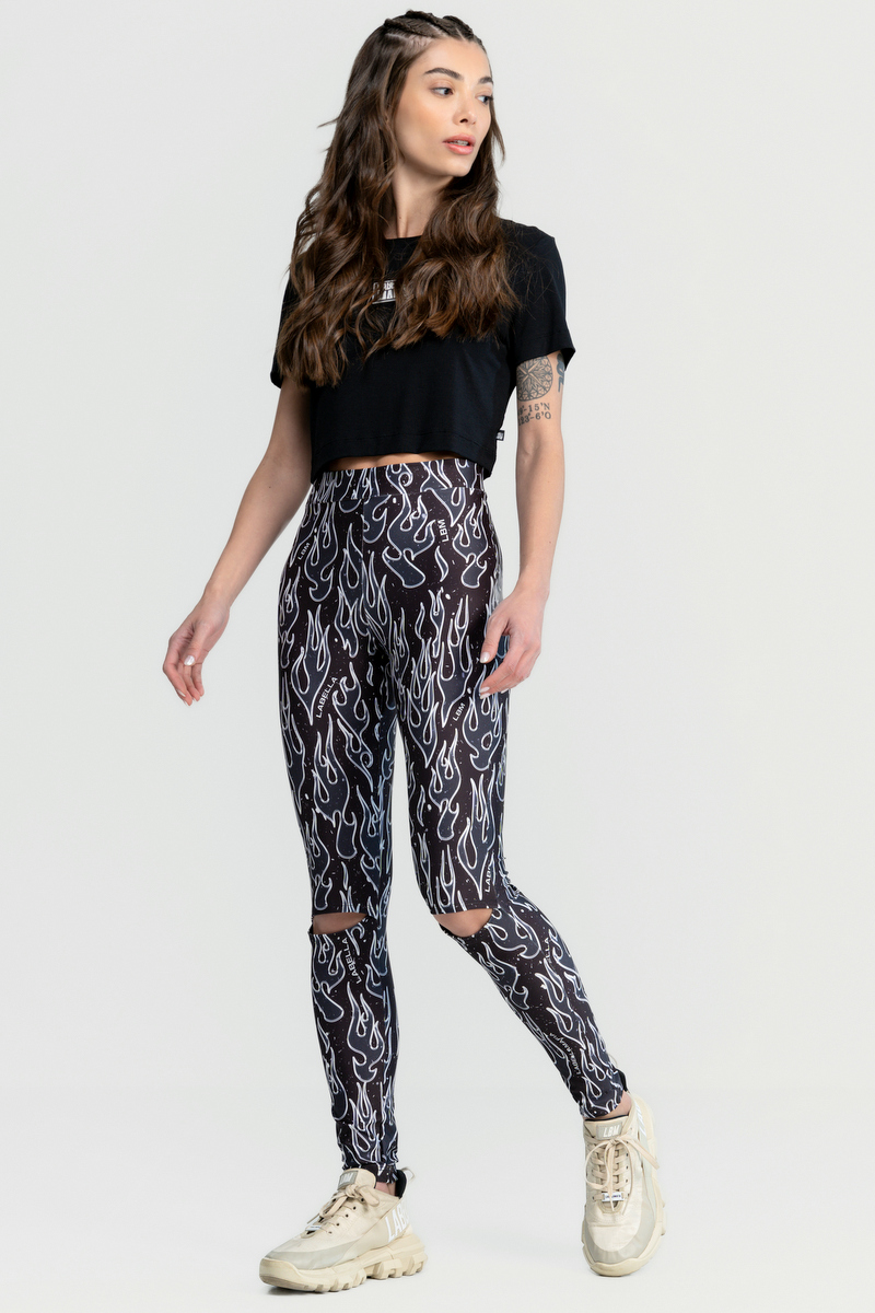 Labellamafia - Labellamafia Zero Printed Legging - 32285