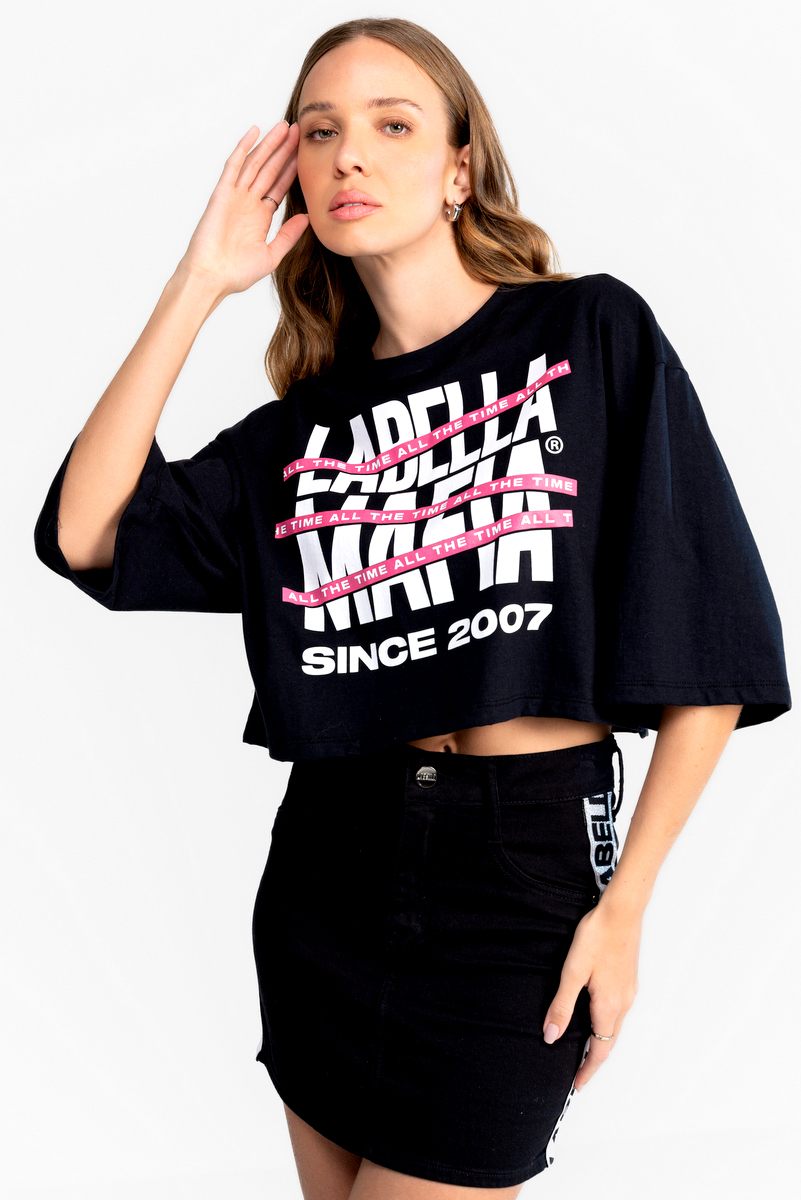 Labellamafia - Cropped Tees Preto Labellamafia - 32303