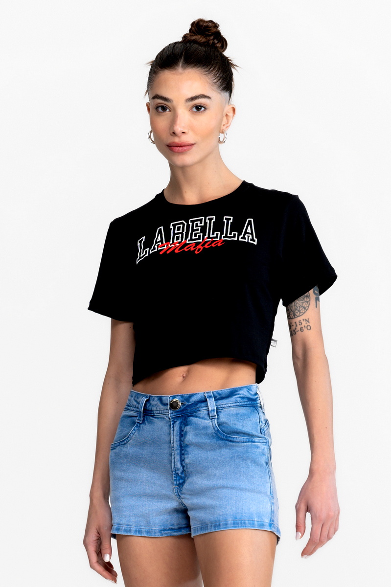 Labellamafia - Cropped Tees Preto Labellamafia - 32733