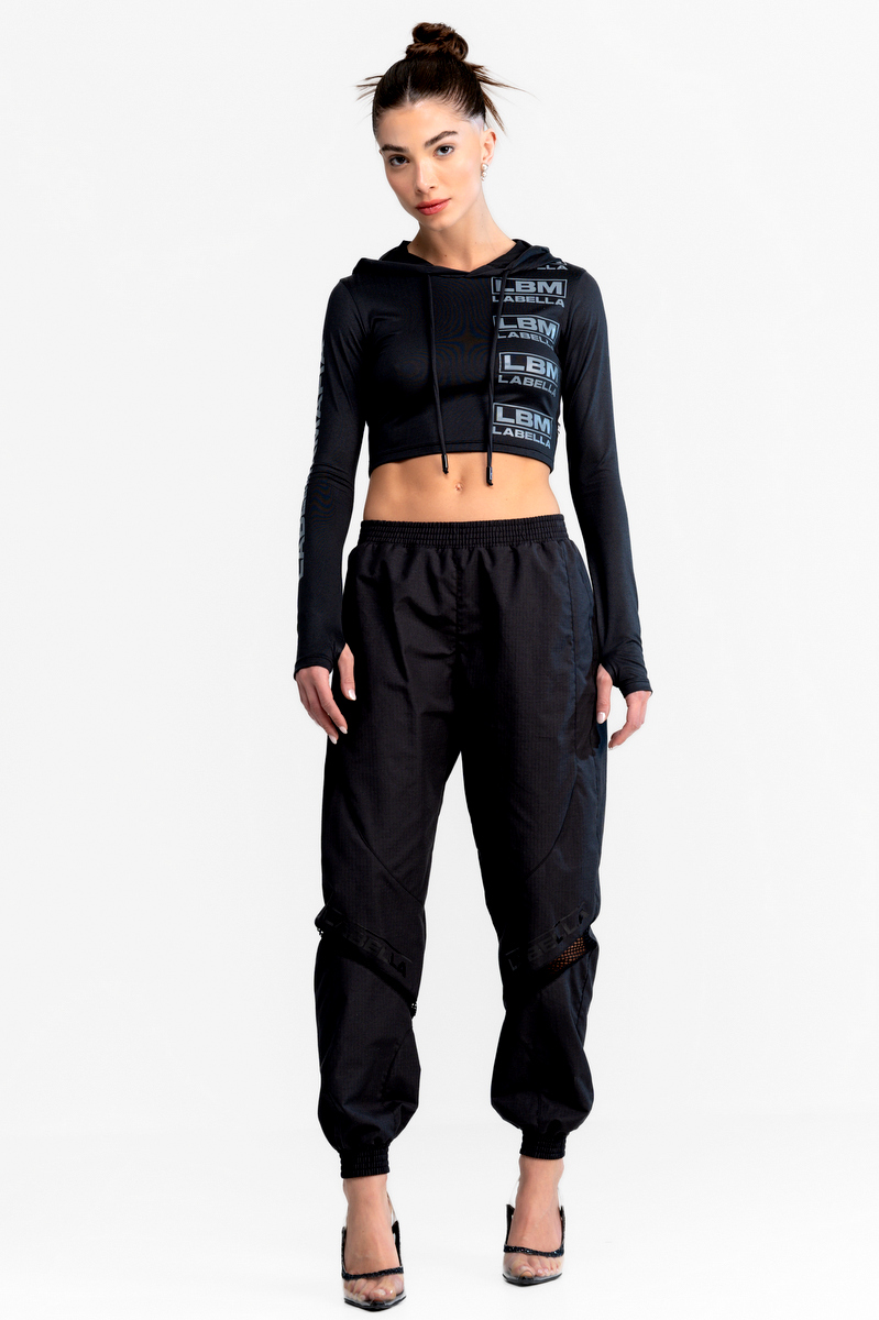 Labellamafia - Labellamafia Black Streetwear Pants - 32461