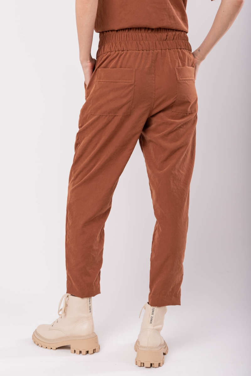 Hidrogênio - ROSELI BROWN JOGGER PANTS - 19942031