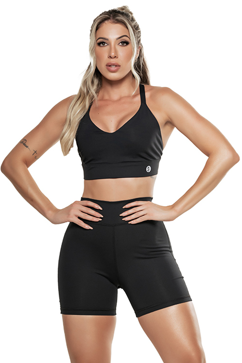 Garotafit - Top Marajó Preto - TOB85A