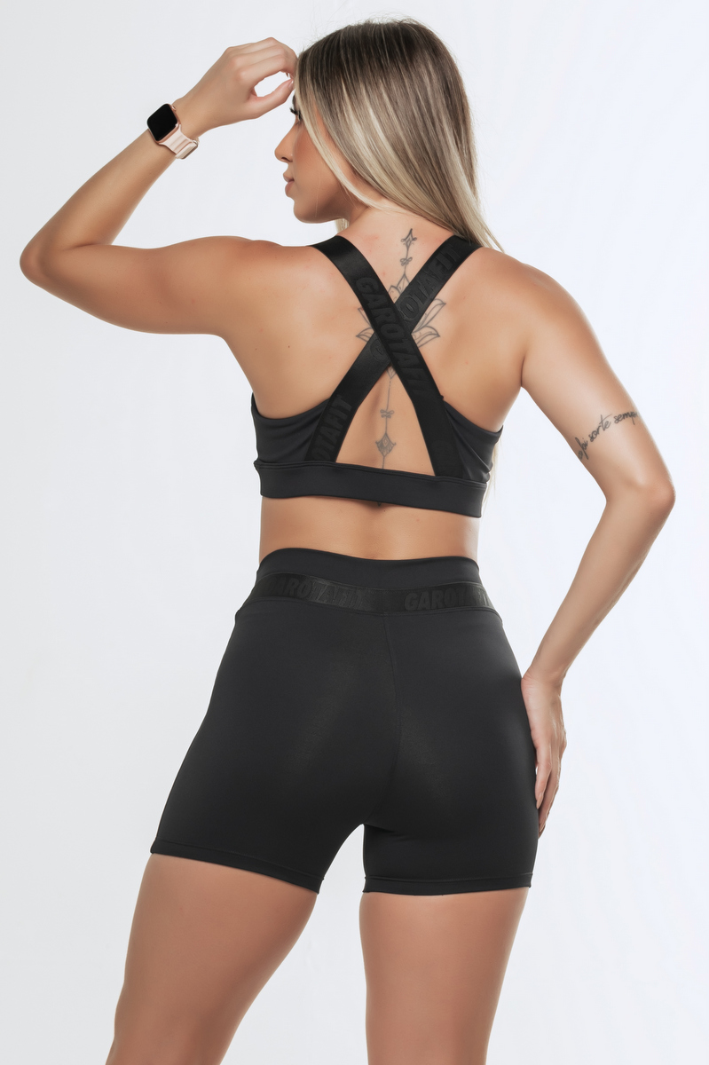 Garotafit - Top Komodo Preto - TOB88A