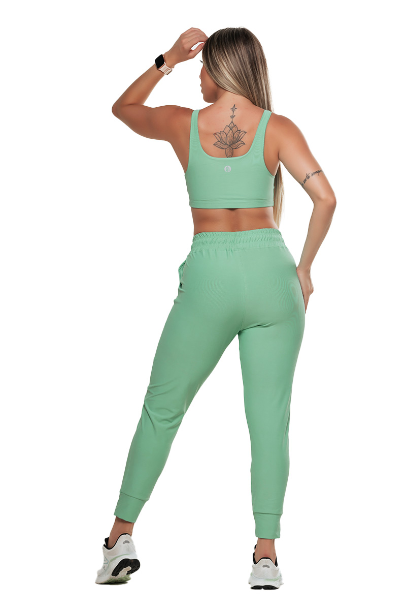 Garotafit - Conjunto Caracas Verde Oldmint - FCS266HC