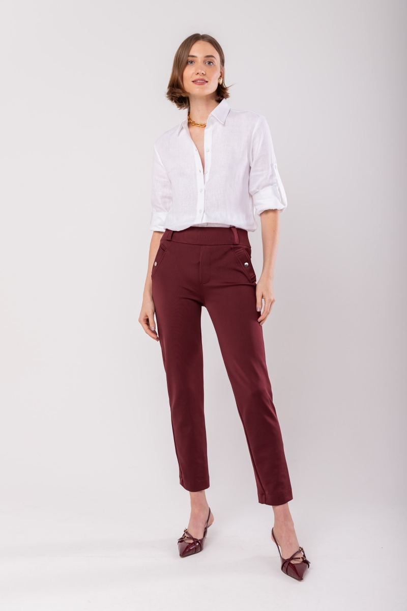 Hidrogênio - JULLY BORDÔ FISHERMAN TROUSERS - 19643097