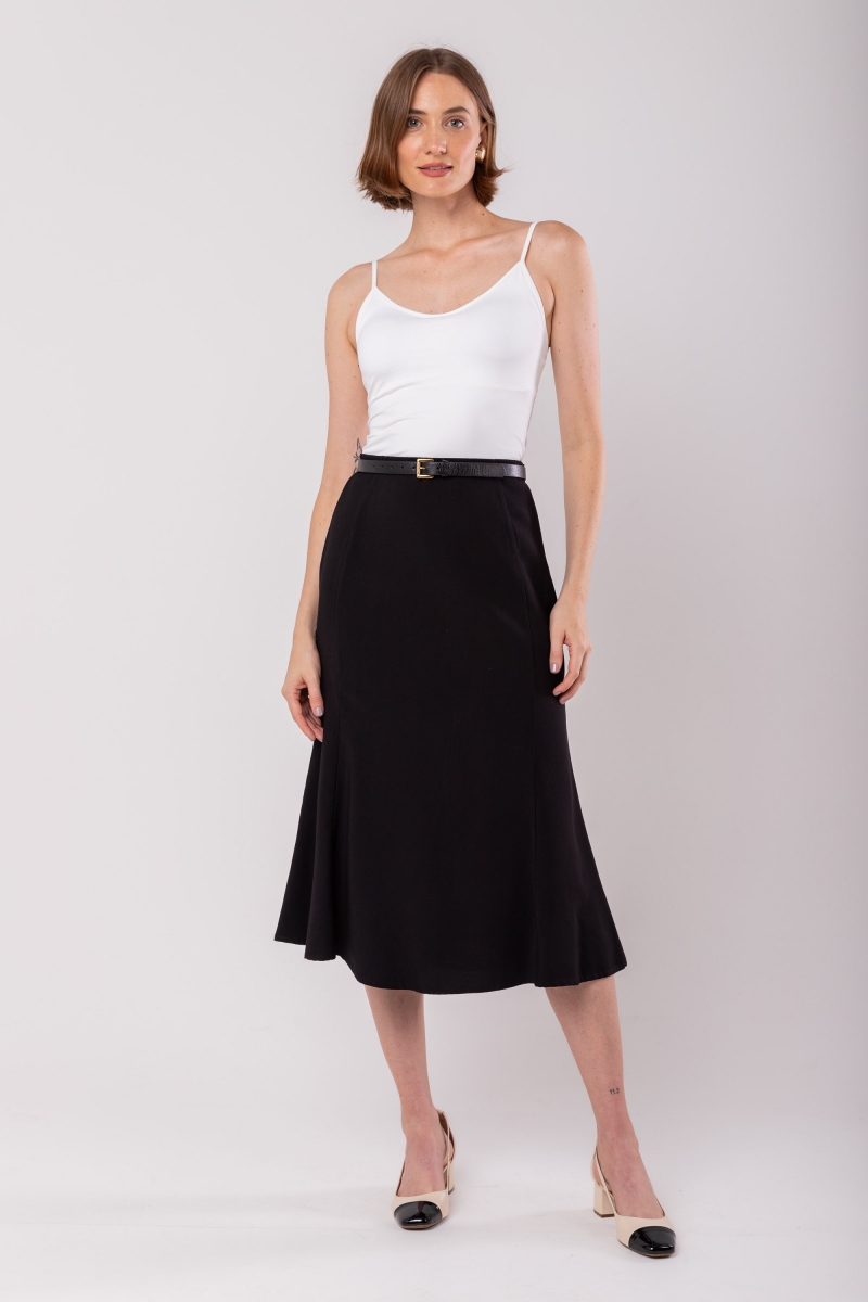 Hidrogênio - MERMAID MIDI SKIRT BLACK - 19979001