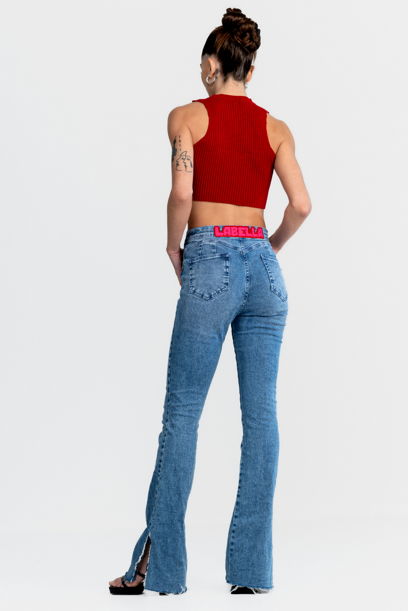 Labellamafia - Blue Labellamafia Desire Jeans Pants - 32697