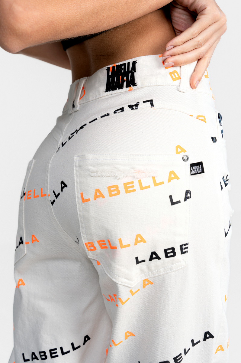 Labellamafia - Calça Jeans Estampado Labellamafia - 31626