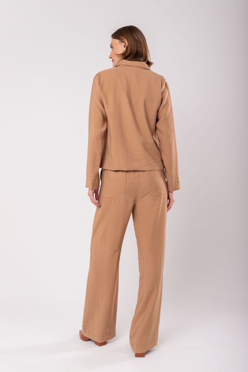 Hidrogênio - ROSEANE BUTTERNUT STRAIGHT PANTS - 19956477