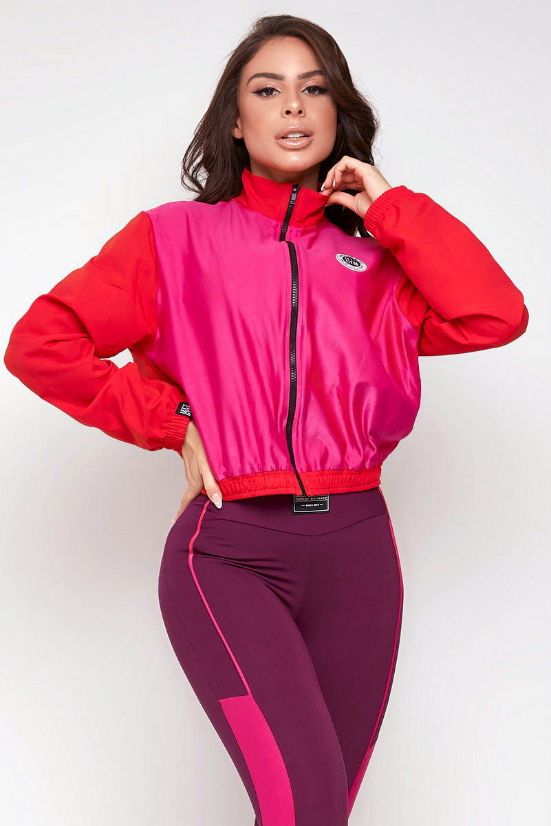 Lets Gym - Red and Black Pulse Jacket - 2292VM