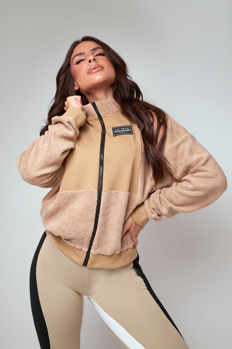 Lets Gym - Jacket tankr Cappuccino - 2338CP