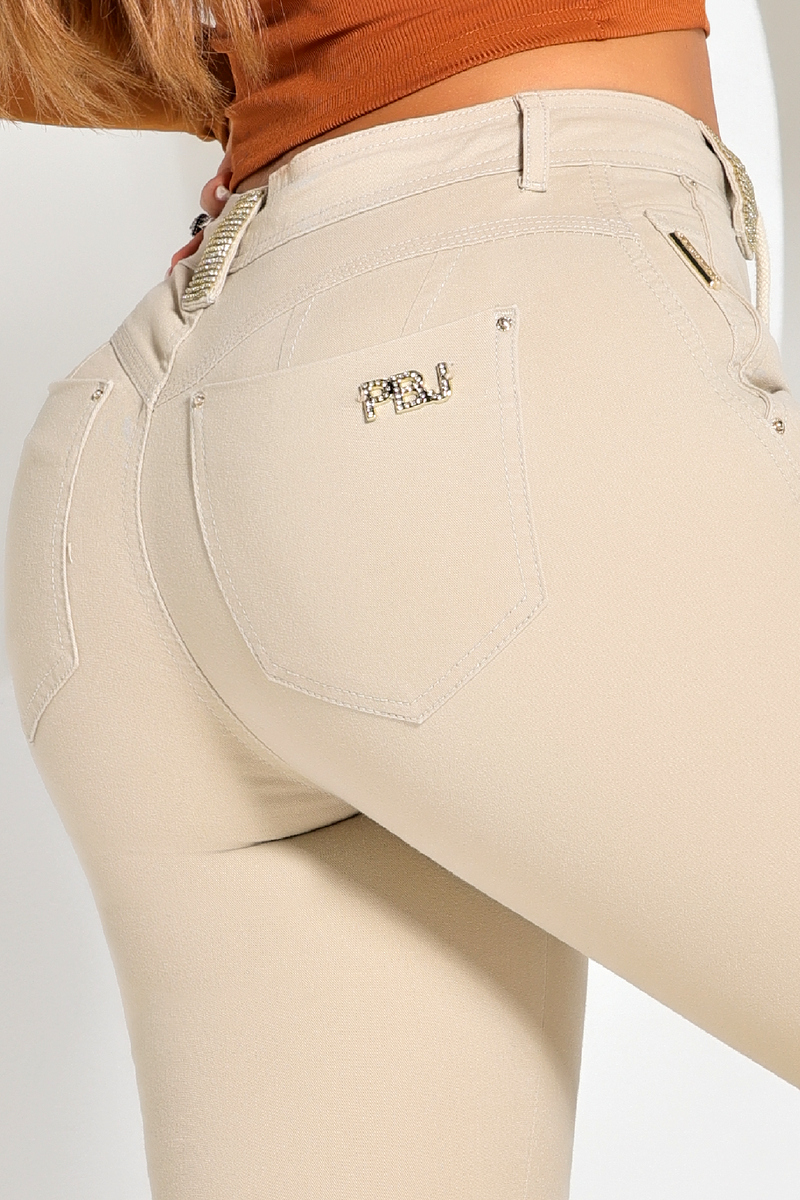 Pit Bull Jeans - Calça Jogger Color Bege Pit Bull - 68733