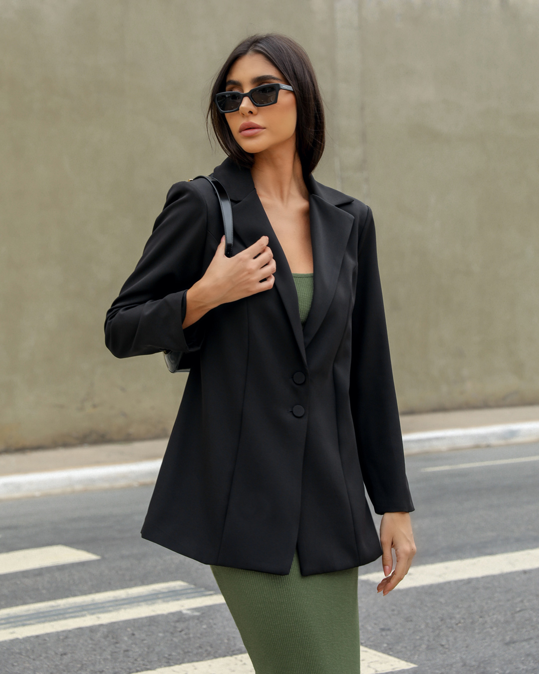 Dot Clothing - Blazer Dot Clothing Alfaiataria Preto - 2269PRETO