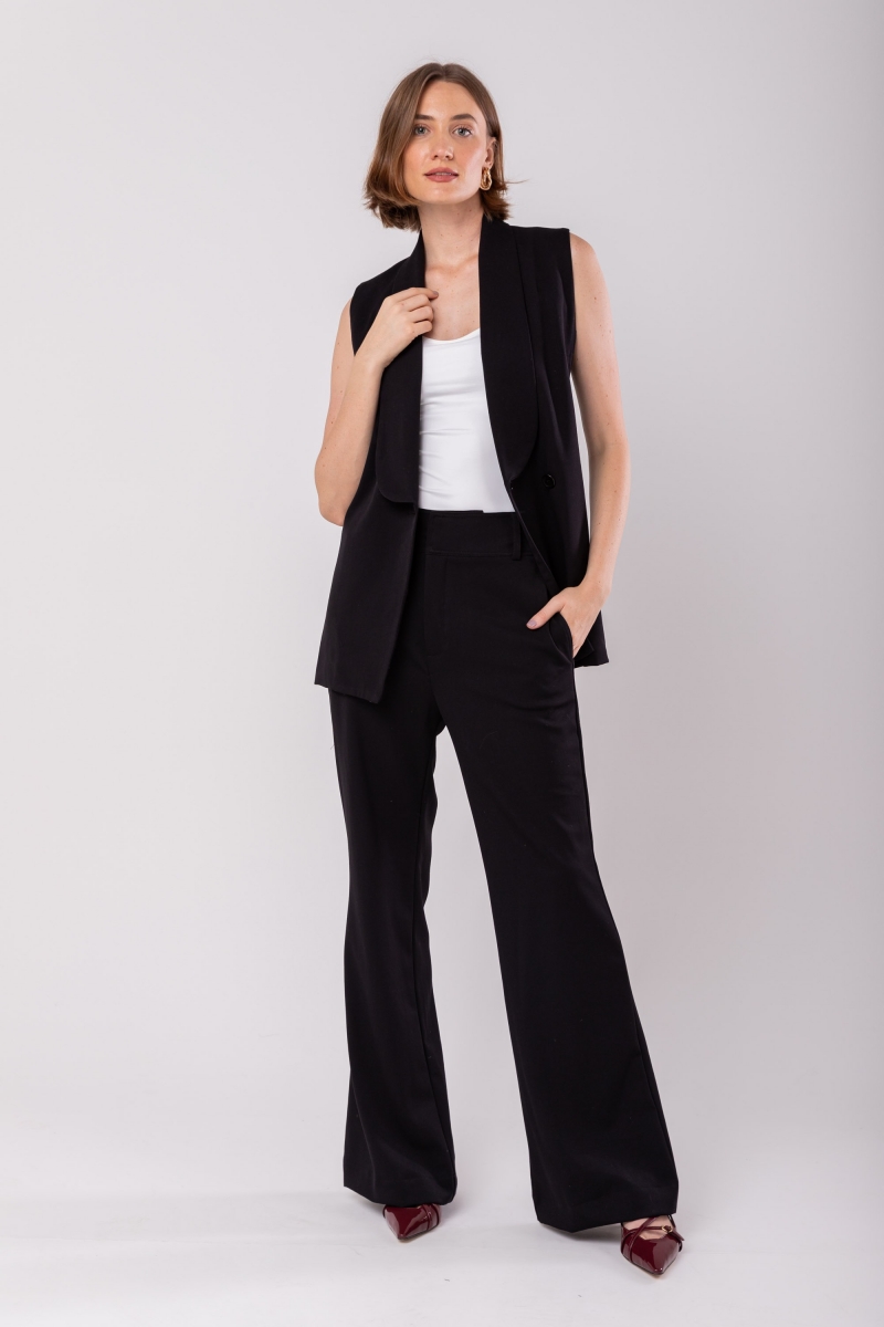 Hidrogênio - Black Tailoring Vest - 19965001