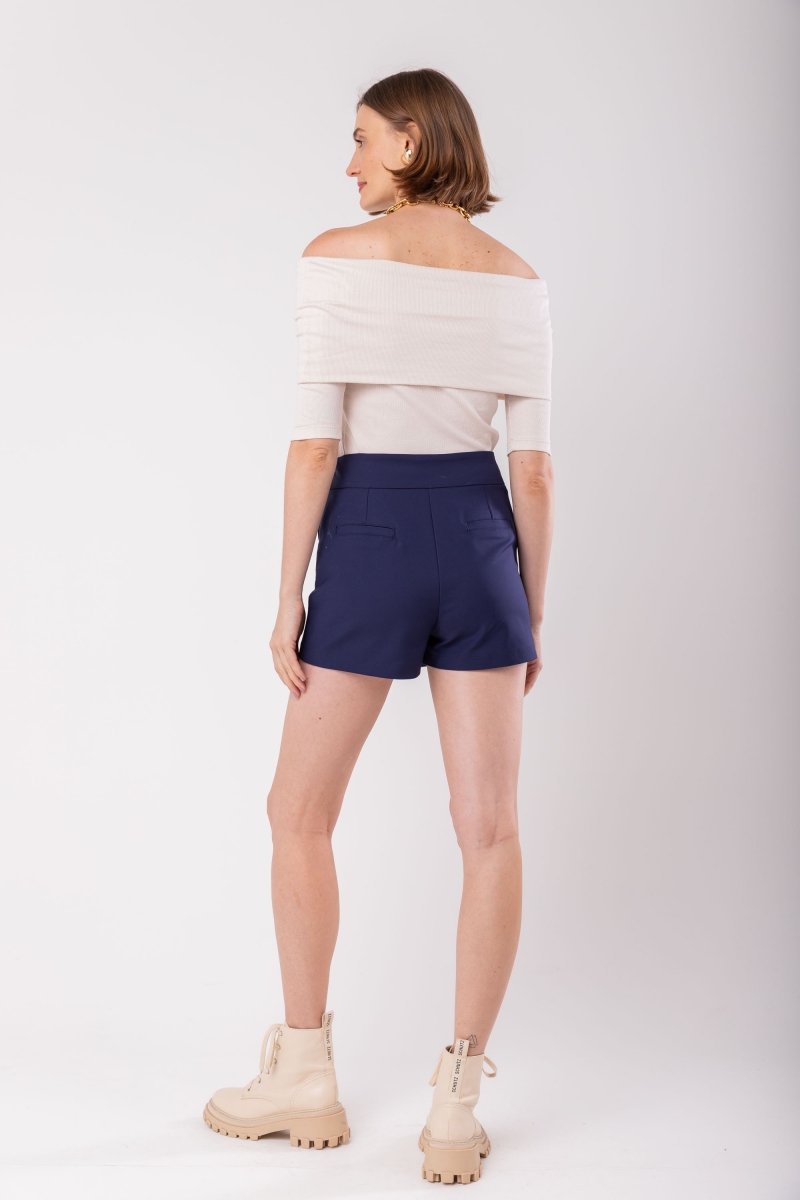 Hidrogênio - SHORTS SKIRT WITH BUTTON AND POCKET ECLIPSE TAILOR - 19966207