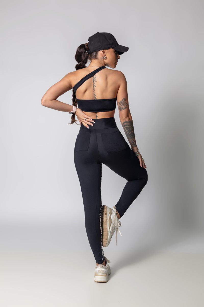 Hipkini - JTC Black Legging with Silk - 33330494