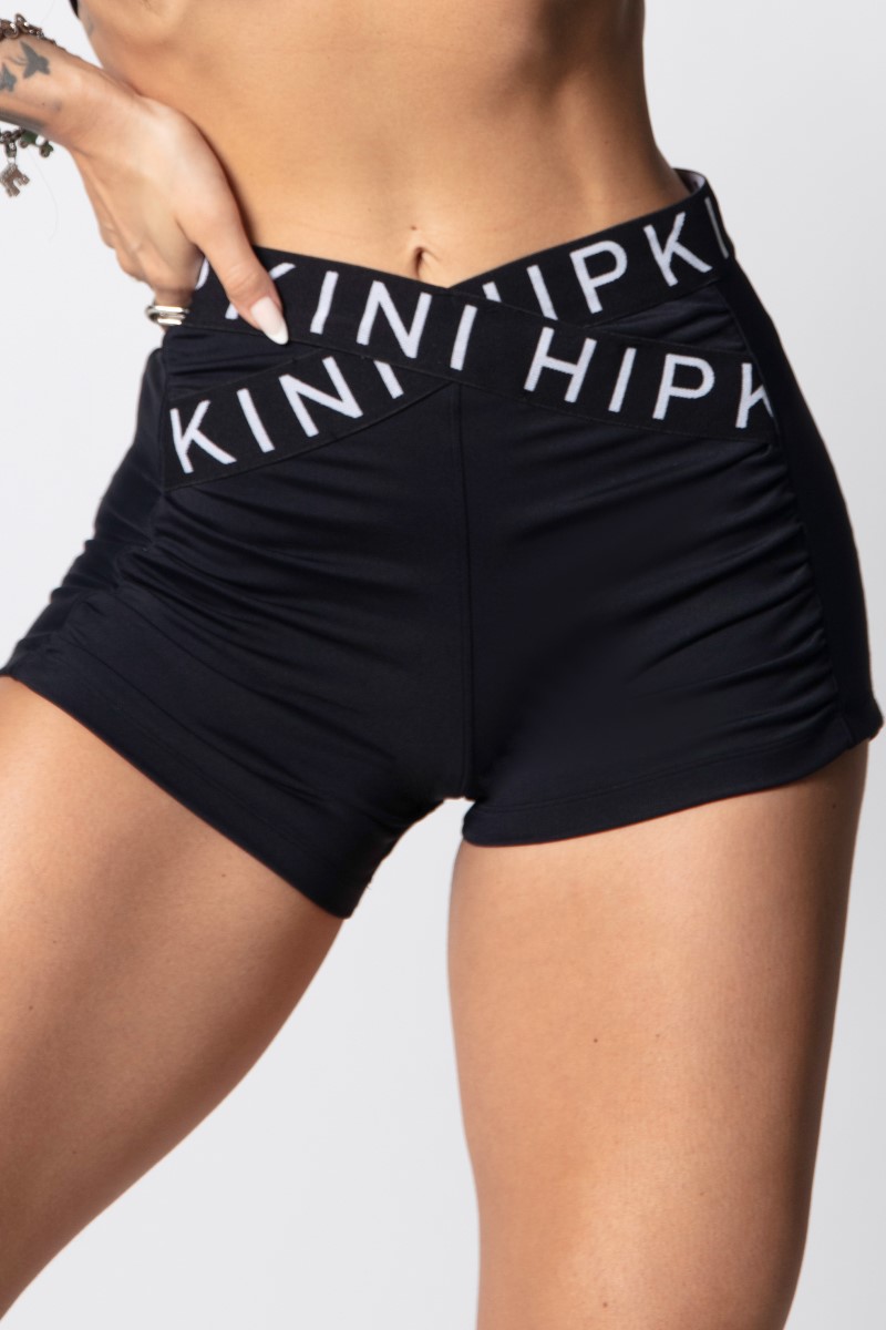 Hipkini - Shorts JTC Preto com Drapeado - 33330495