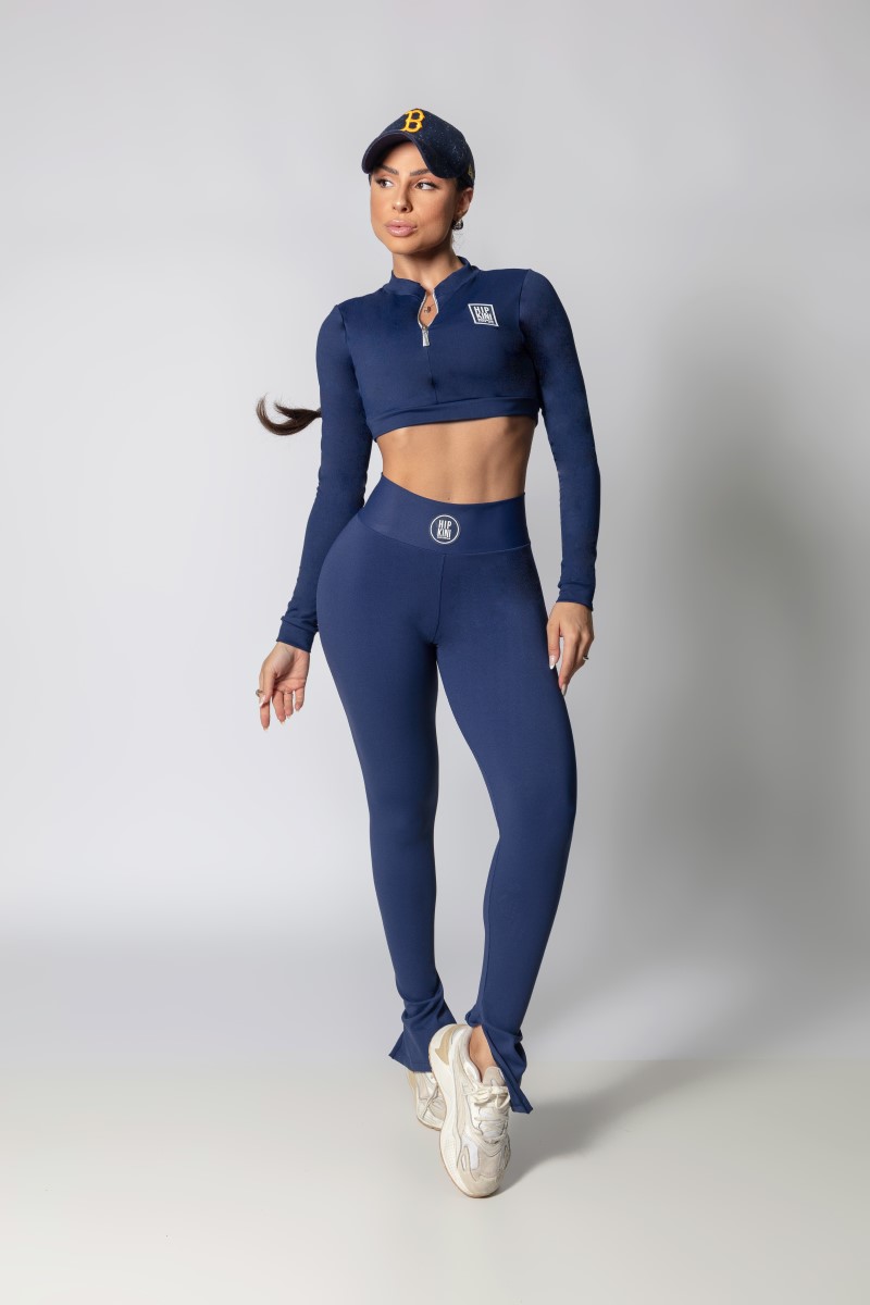 Hipkini - Cropped JTC Blue Long Sleeve - 33330507