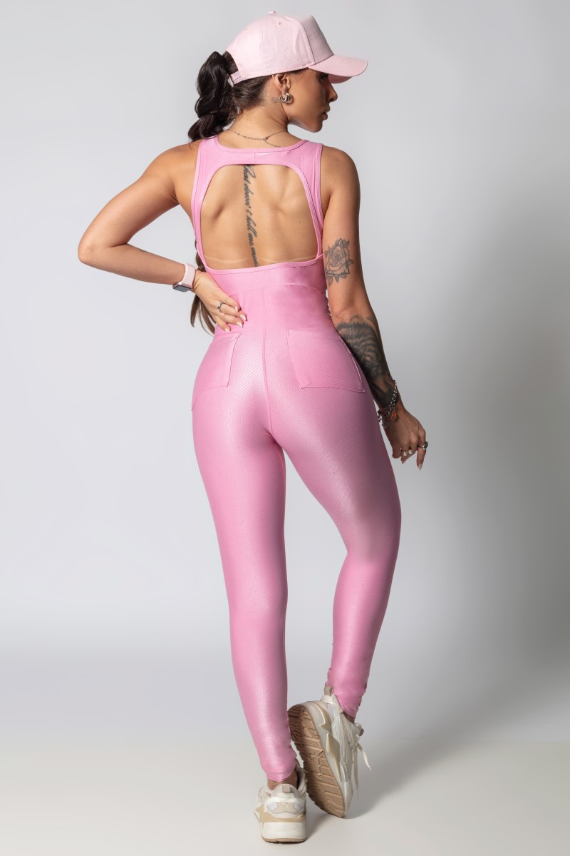 Hipkini - JTC Pink Jumpsuit with Silk - 33330511