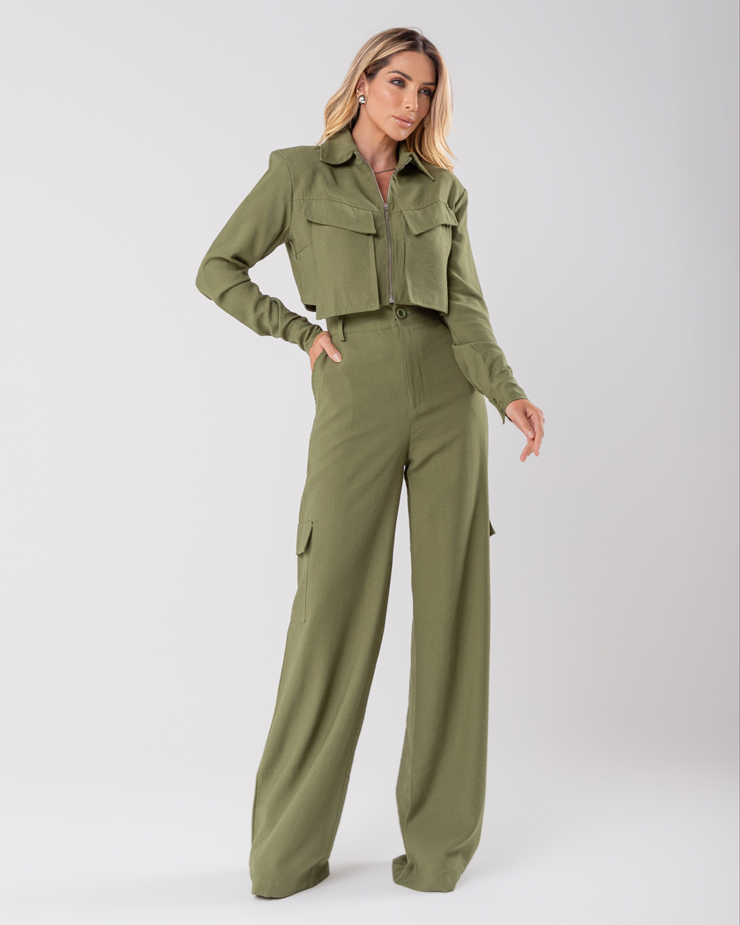 Dot Clothing - Set Dot Clothing Pantalona Dark Green - 1897VERDESC