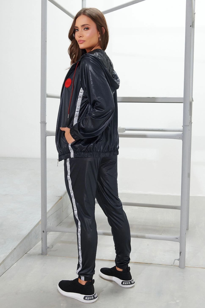 Maria Gueixa - NYLON WINDBREAK JACKET MARY GEISHA BLACK - 11426