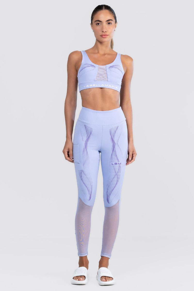 Labellamafia - LEGGING MALHA BEACH SPORTS LILAS - 32352