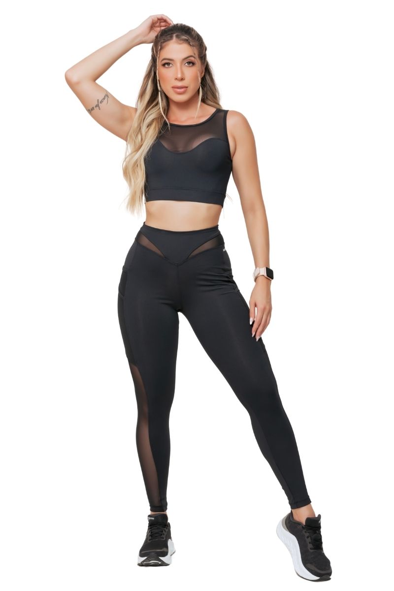 Garotafit - Conjunto Platano Preto - FCS332A