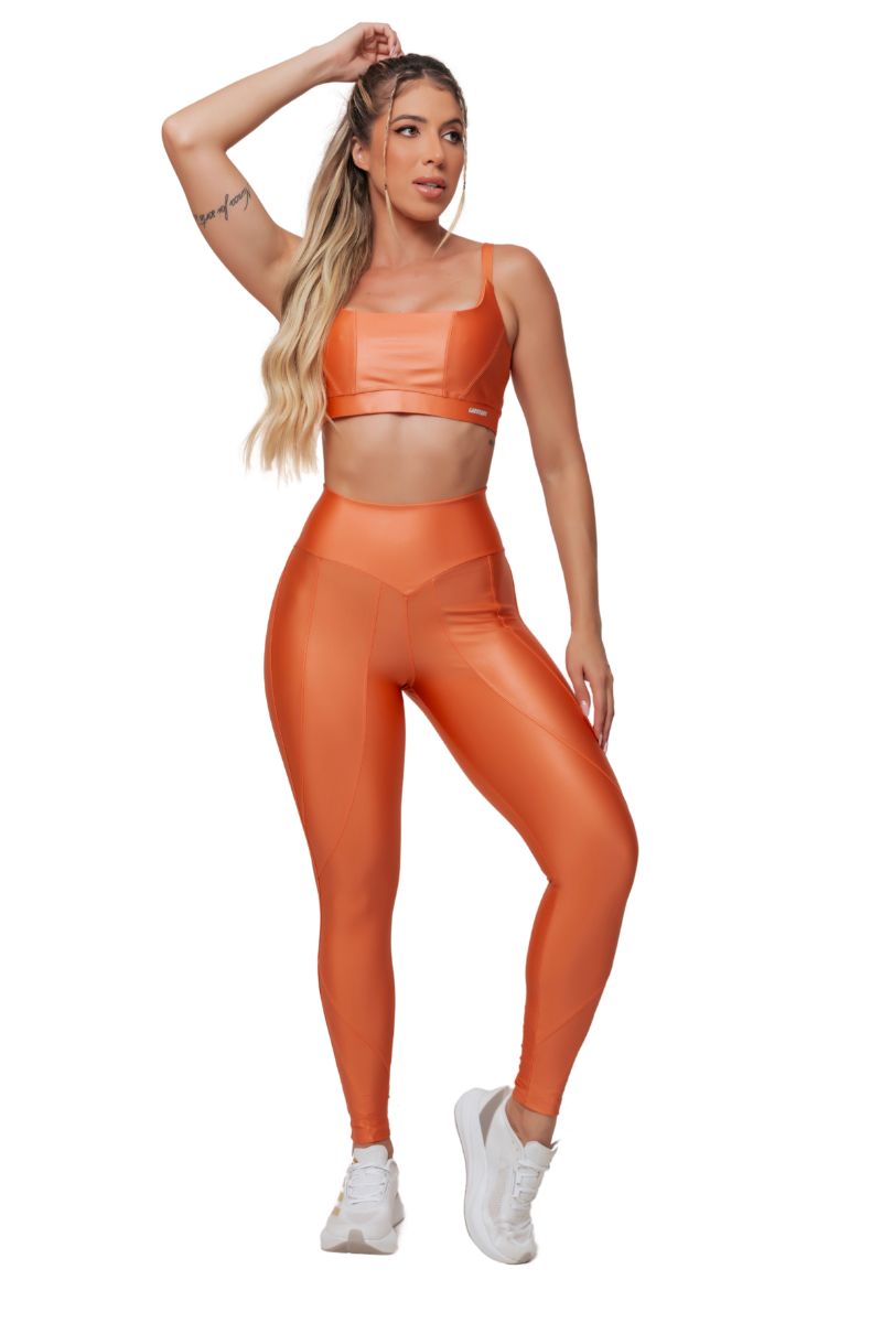 Garotafit - Conjunto Maragogi Coral Claro - FCS335GC