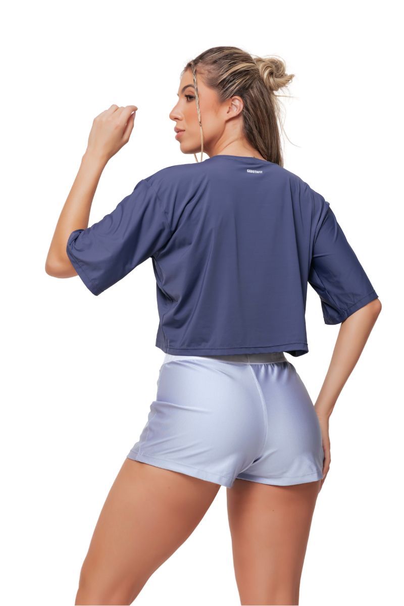 Garotafit - Blusa Uyuni Azul Marinho - BL223LM