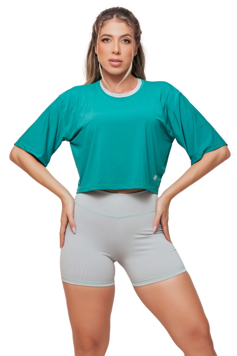 Garotafit - Blusa Uyuni Verde Escuro - BL223HE