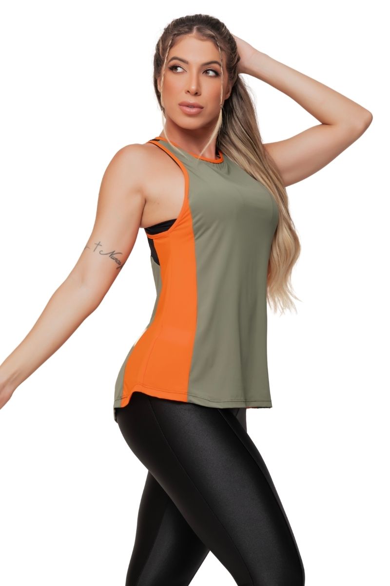 Garotafit - Tank Shirt Baikal Military Green - BL222HM